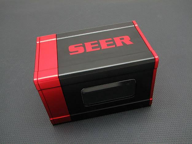 Red Satin Finish Magnetic Close Deck Box E352682