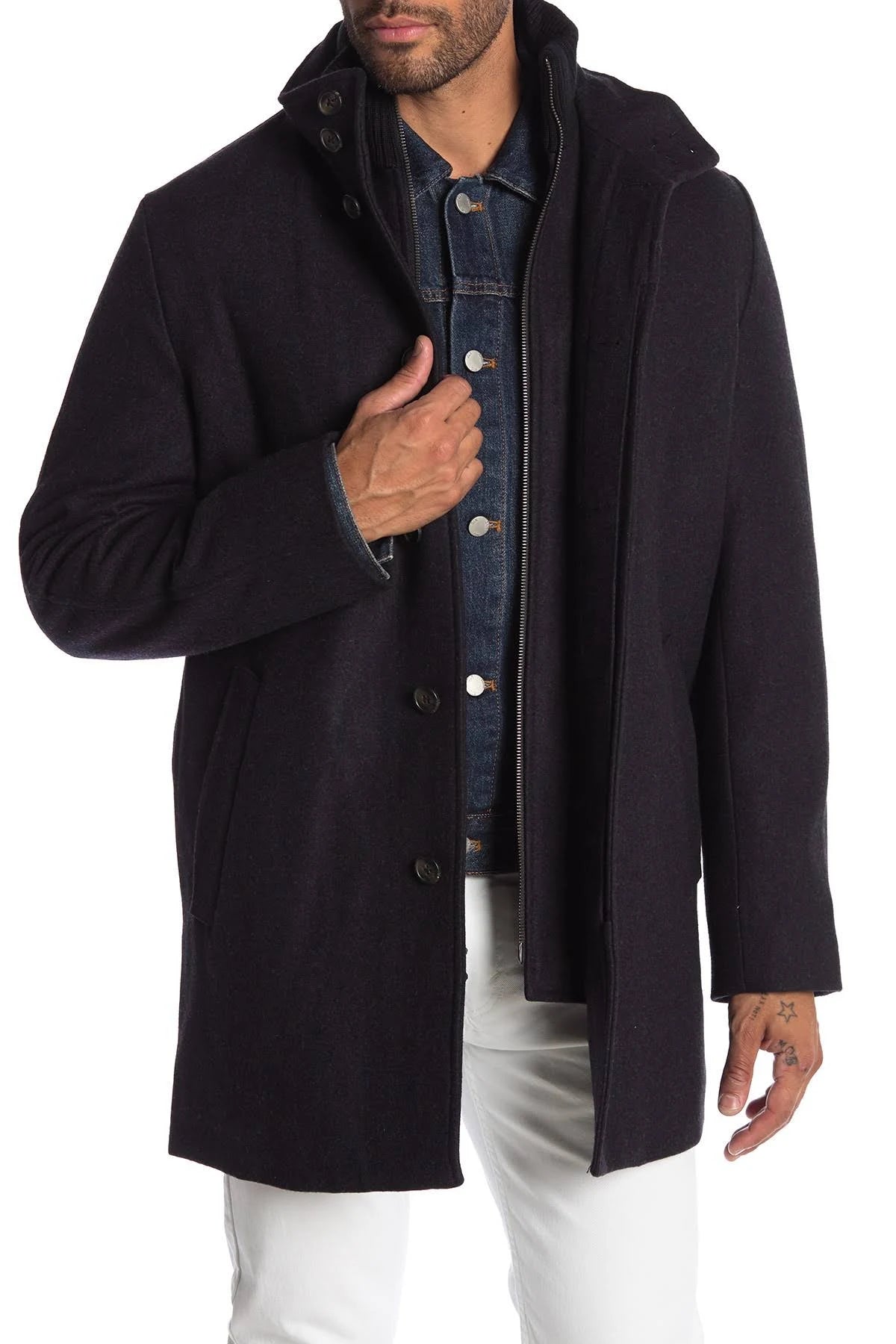 Charcoal Car Coat X9663