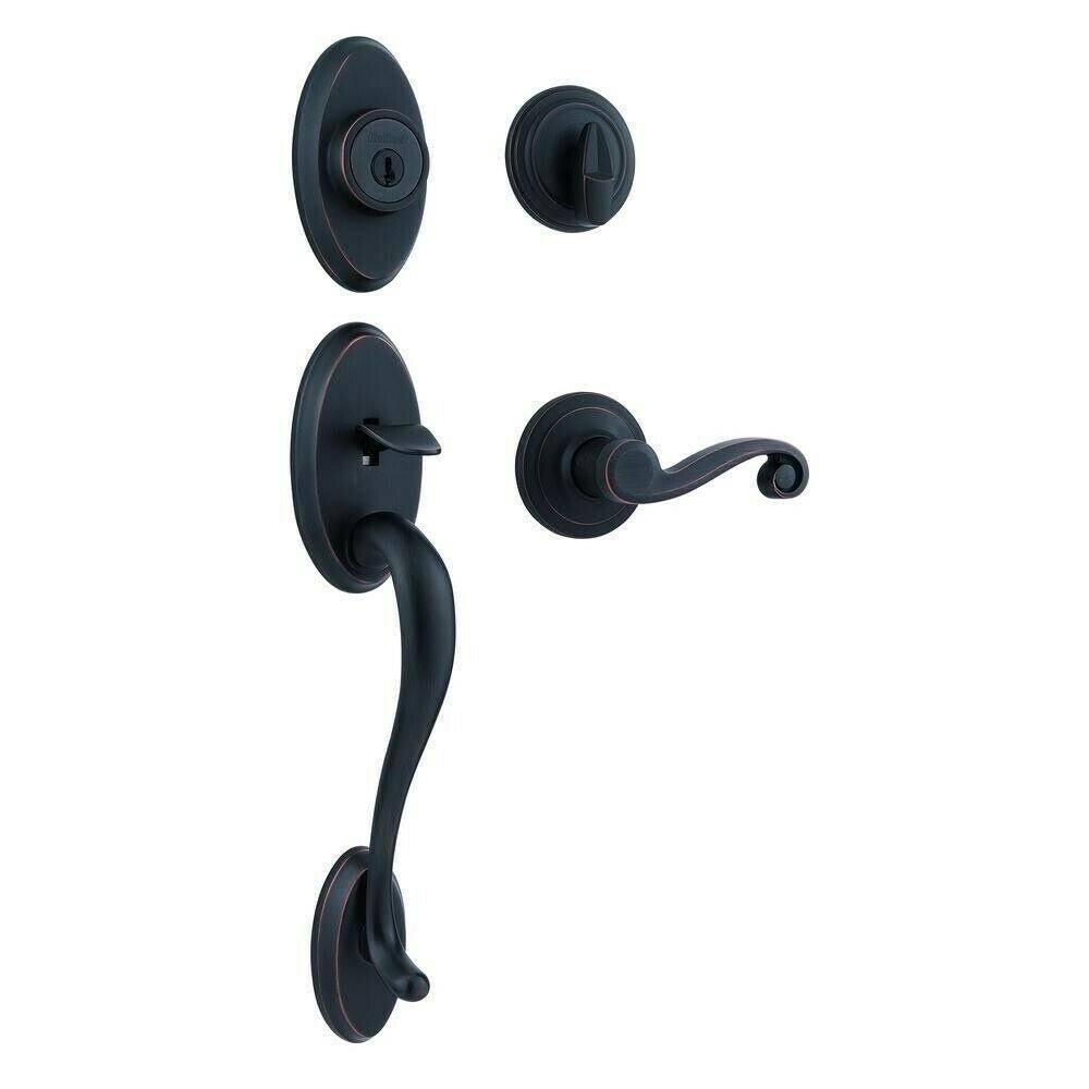 Venetian Bronze Door Handleset with Lever G449