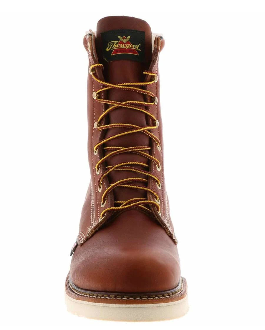 8-Inch Plain Toe Wedge Work Boots A443160