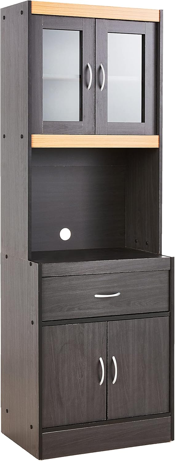 Black Beech China Cabinet J249802