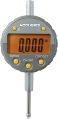 0-1/2'' by 0.00005'' Electronic Digital Indicator with Yellow Lcd N80864