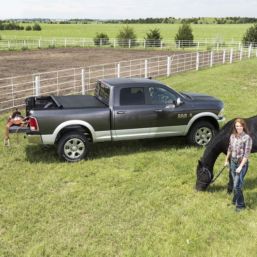 Soft Roll Up Truck Bed Tonneau Cover L810306