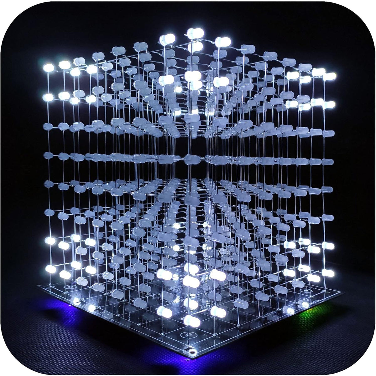 8x8x8 LED Cube Kit DIY Electronic Soldering Project Kit T8059