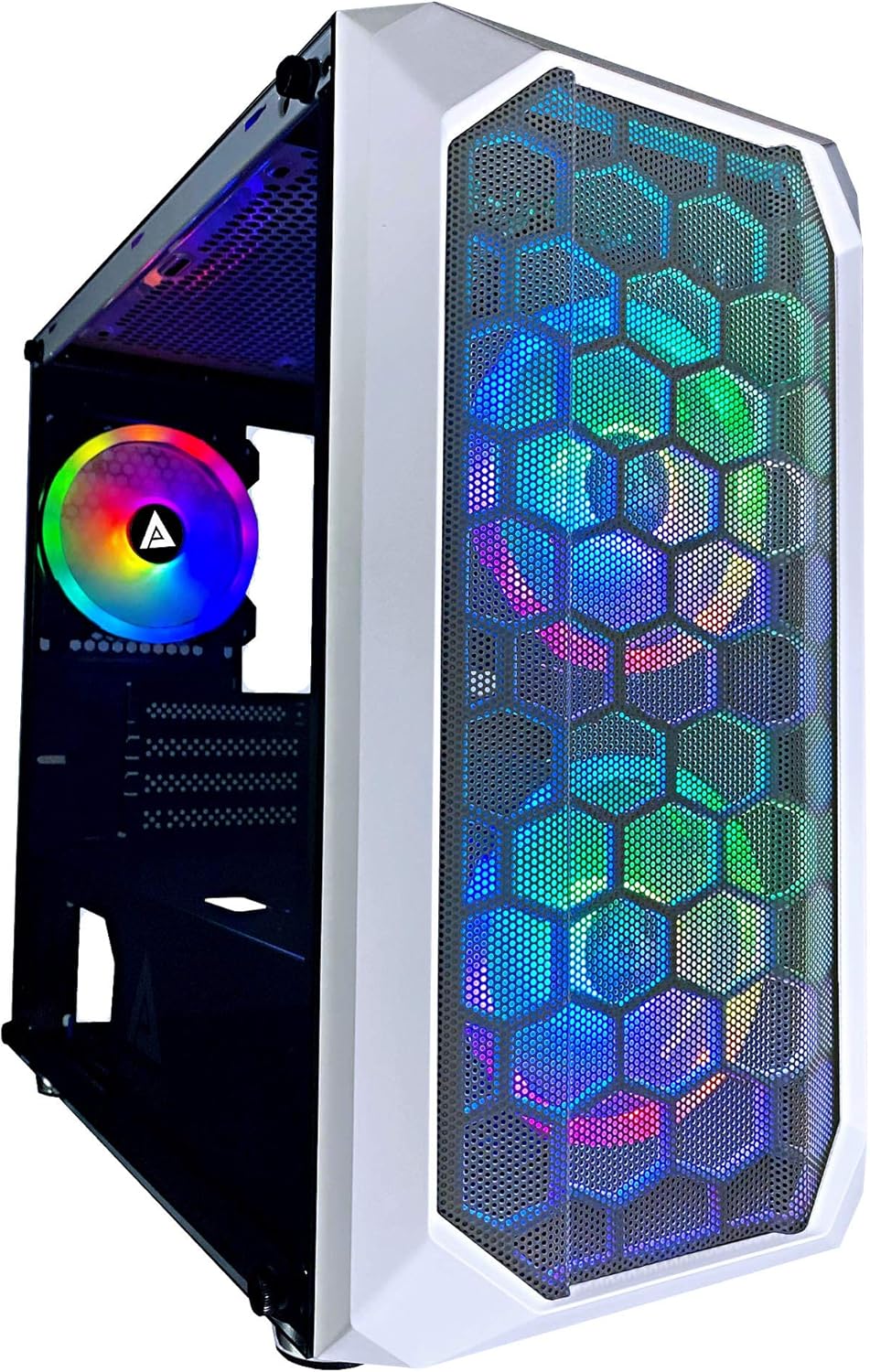 Pink Micro-ATX Gaming Case with Tempered Glass Panel G6173