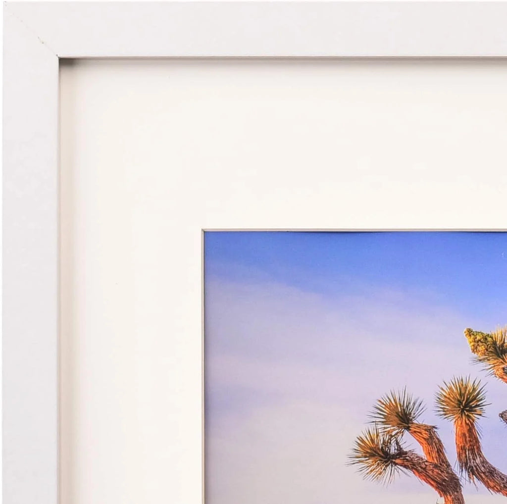 White 16x20 inches Wall Poster Frame Matted to 11x14 inches with Polystyrene Glass – 2 Pack M484889
