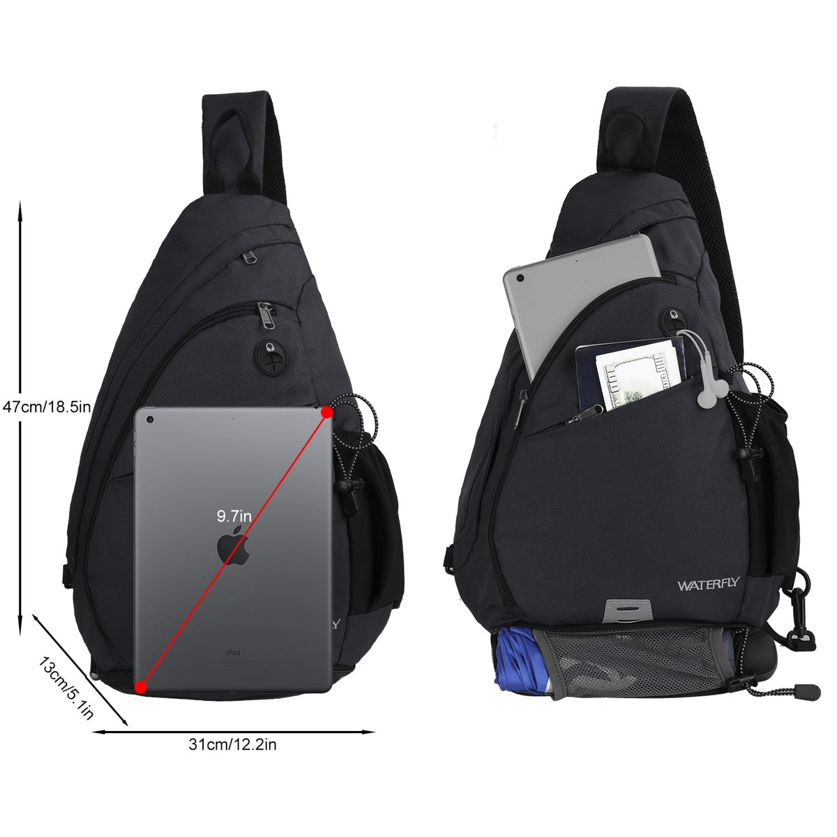 18L Crossbody Sling Bag E3810