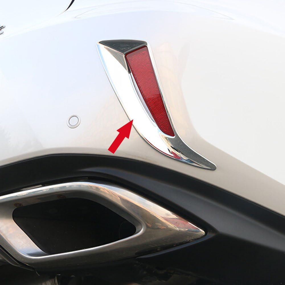 Chrome Rear Fog Light Cover Trims Pack of 2 P2015