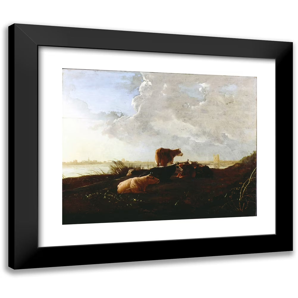 Black Modern Framed Museum Art Print V649