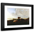Black Modern Framed Museum Art Print V649
