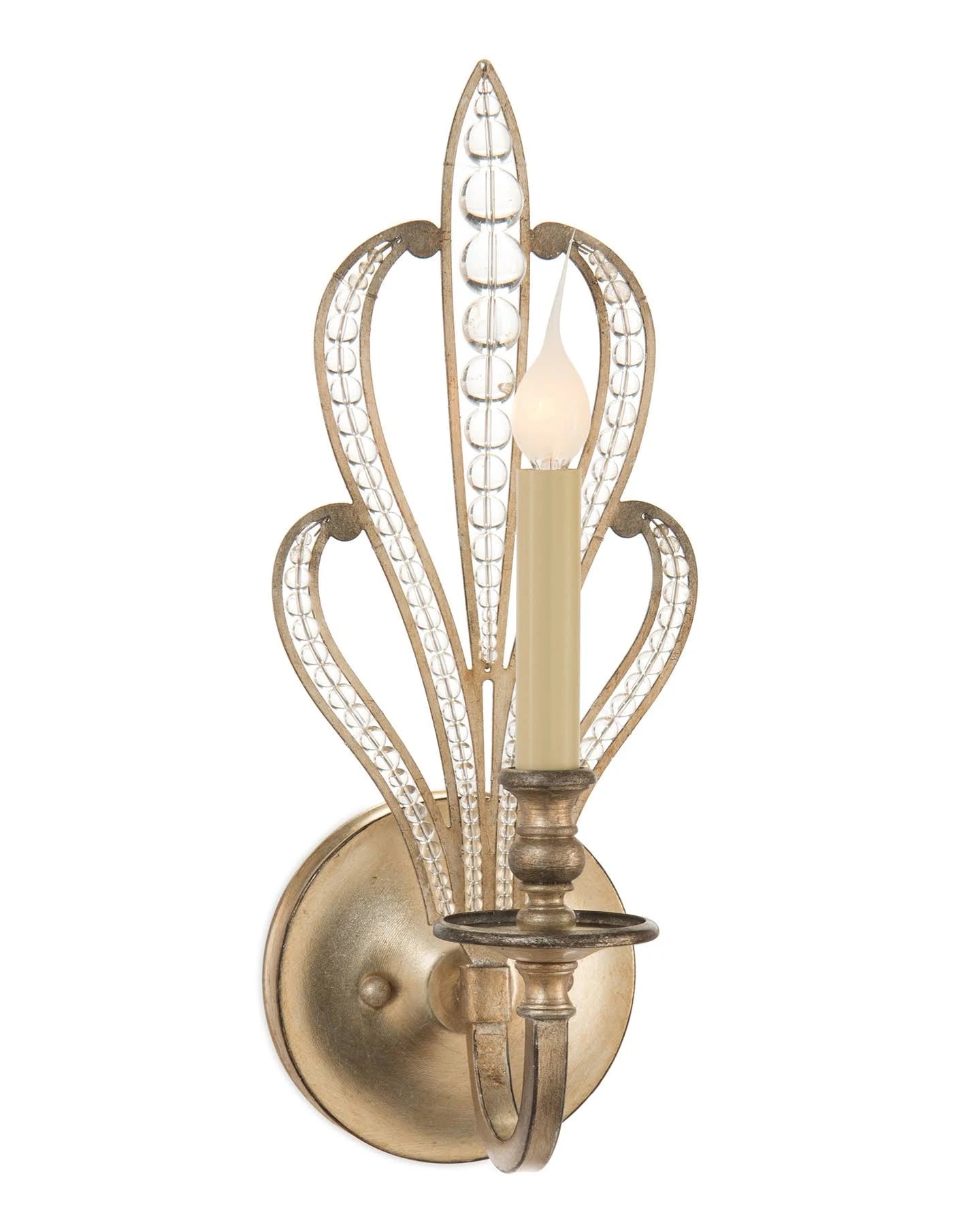 Beaded Crystal Sconce K5370