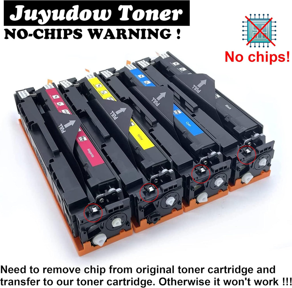 Toner Cartridge for HP 215A 215X W2310A W2311A W2312A W2313A Compatible for HP Color Pro MFP M182 M183 M155 Printer, 4 Packs P2781