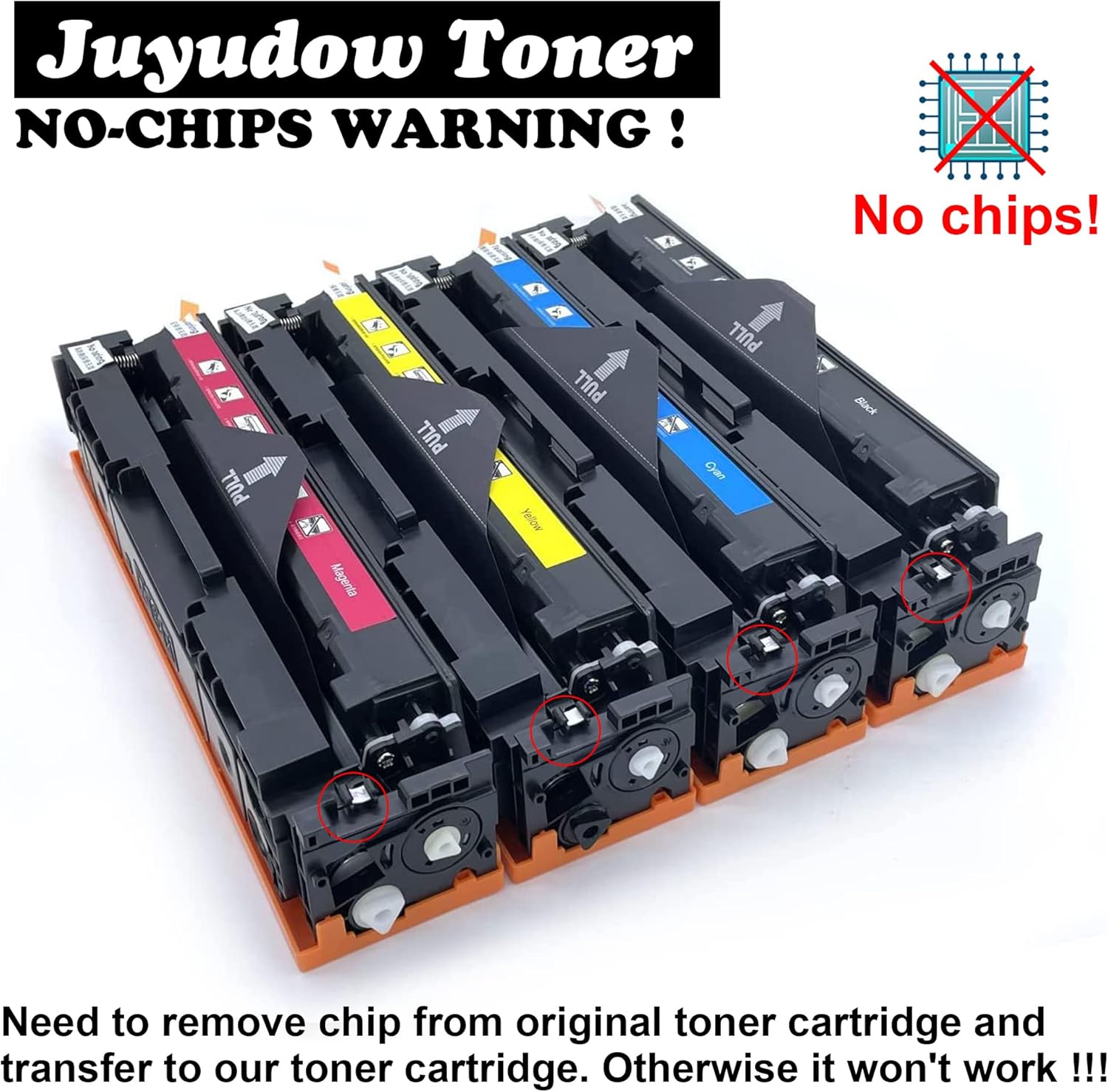 Toner Cartridge for HP 215A 215X W2310A W2311A W2312A W2313A Compatible for HP Color Pro MFP M182 M183 M155 Printer, 4 Packs P2781