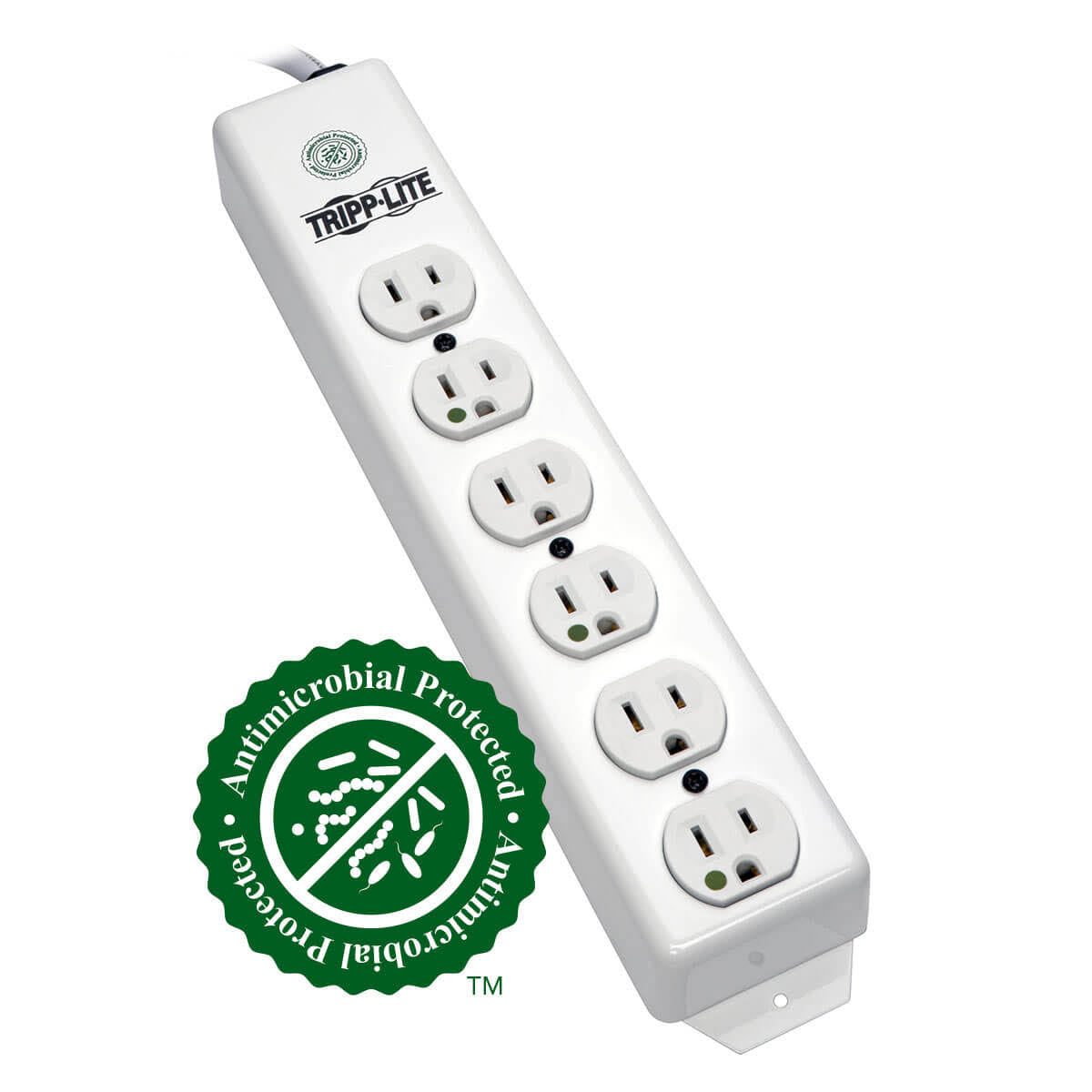 6-Outlet Medical Power Strip 15ft Cord V663