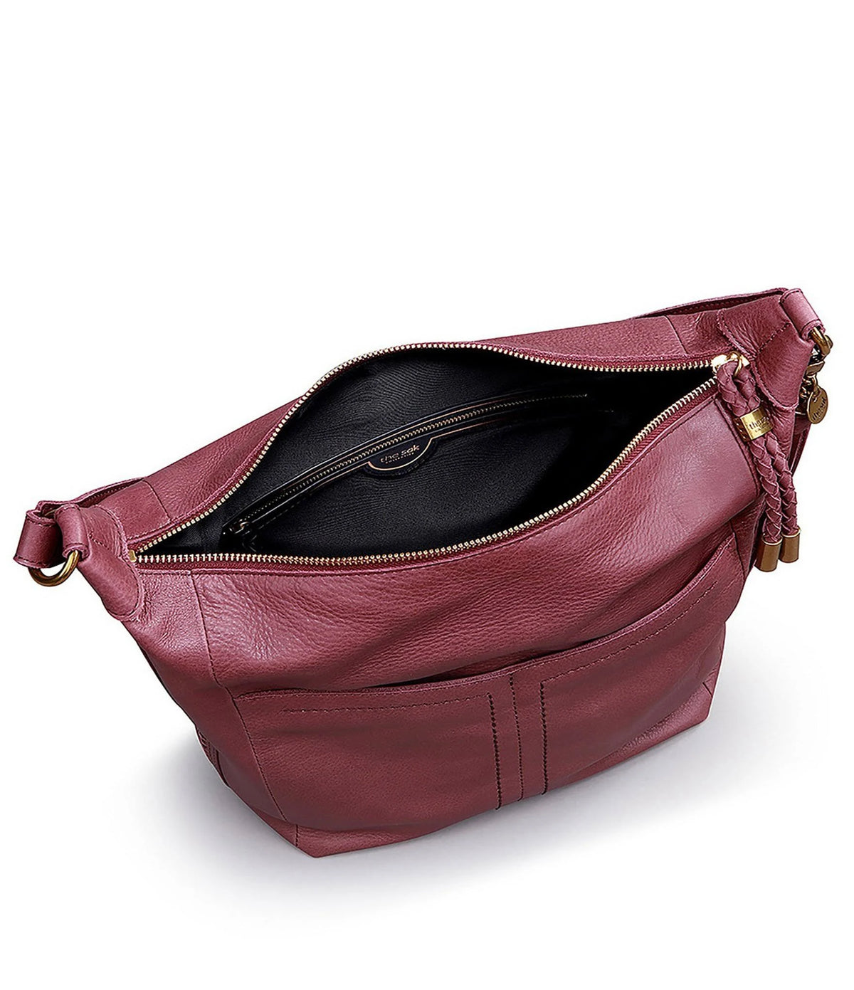 Cabernet Leather Bucket Bag D203281