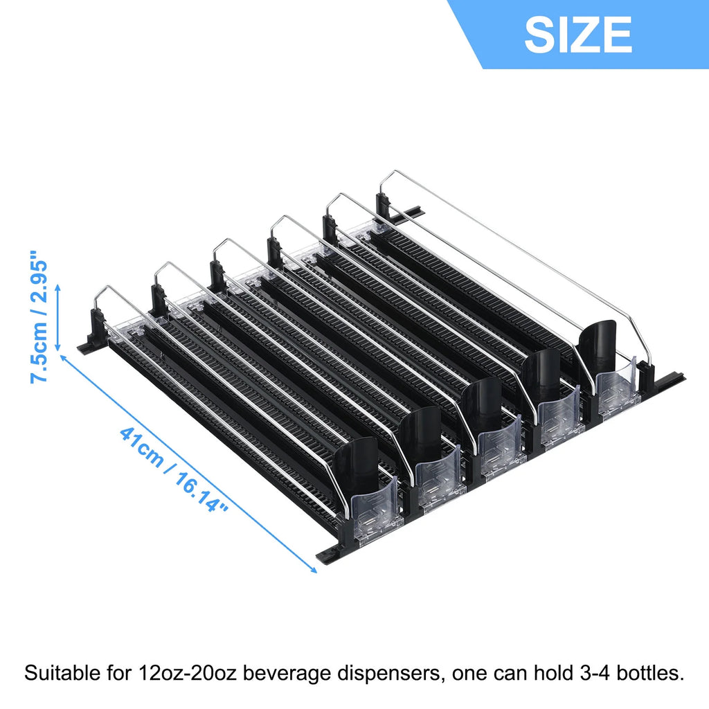 5pcs Black Soda Can Organizer E28983