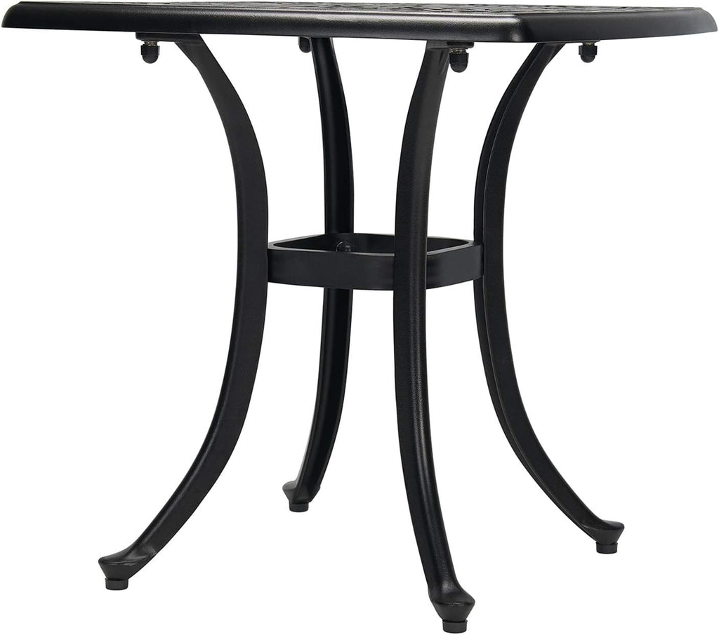 3-Piece Cast Aluminum Patio Bistro Set Black N994056