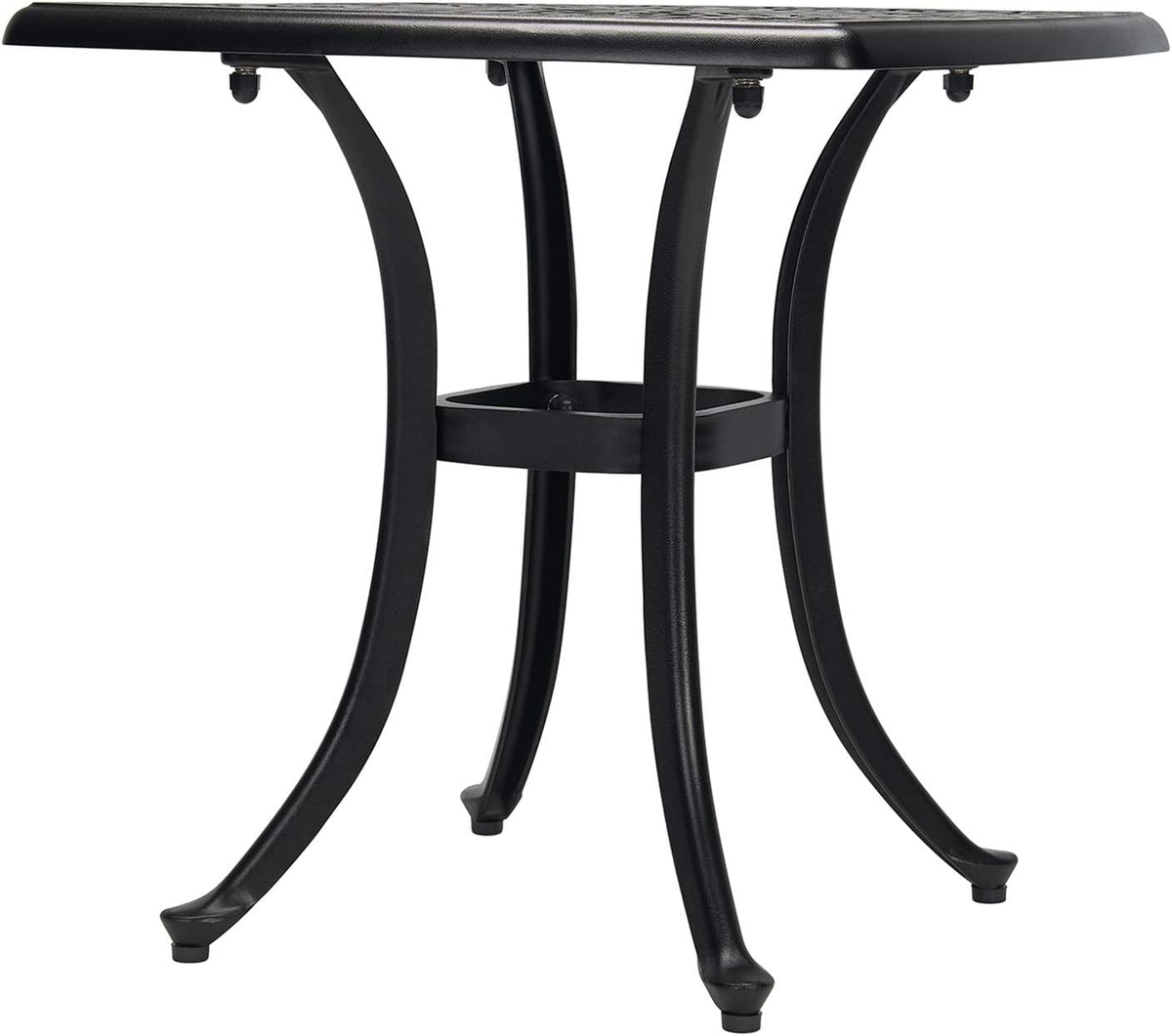 3-Piece Cast Aluminum Patio Bistro Set Black N994056
