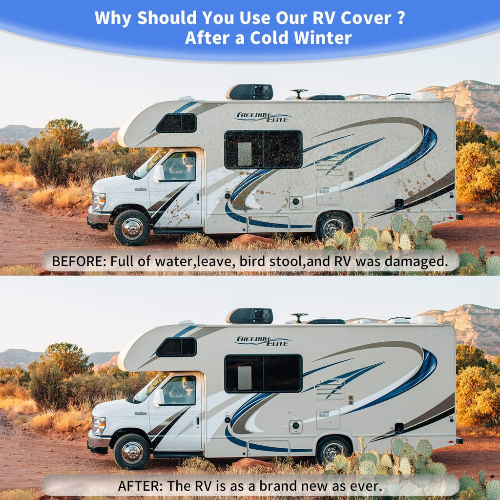 Thick 4 Layers Waterproof Travel Trailer Cover G425561