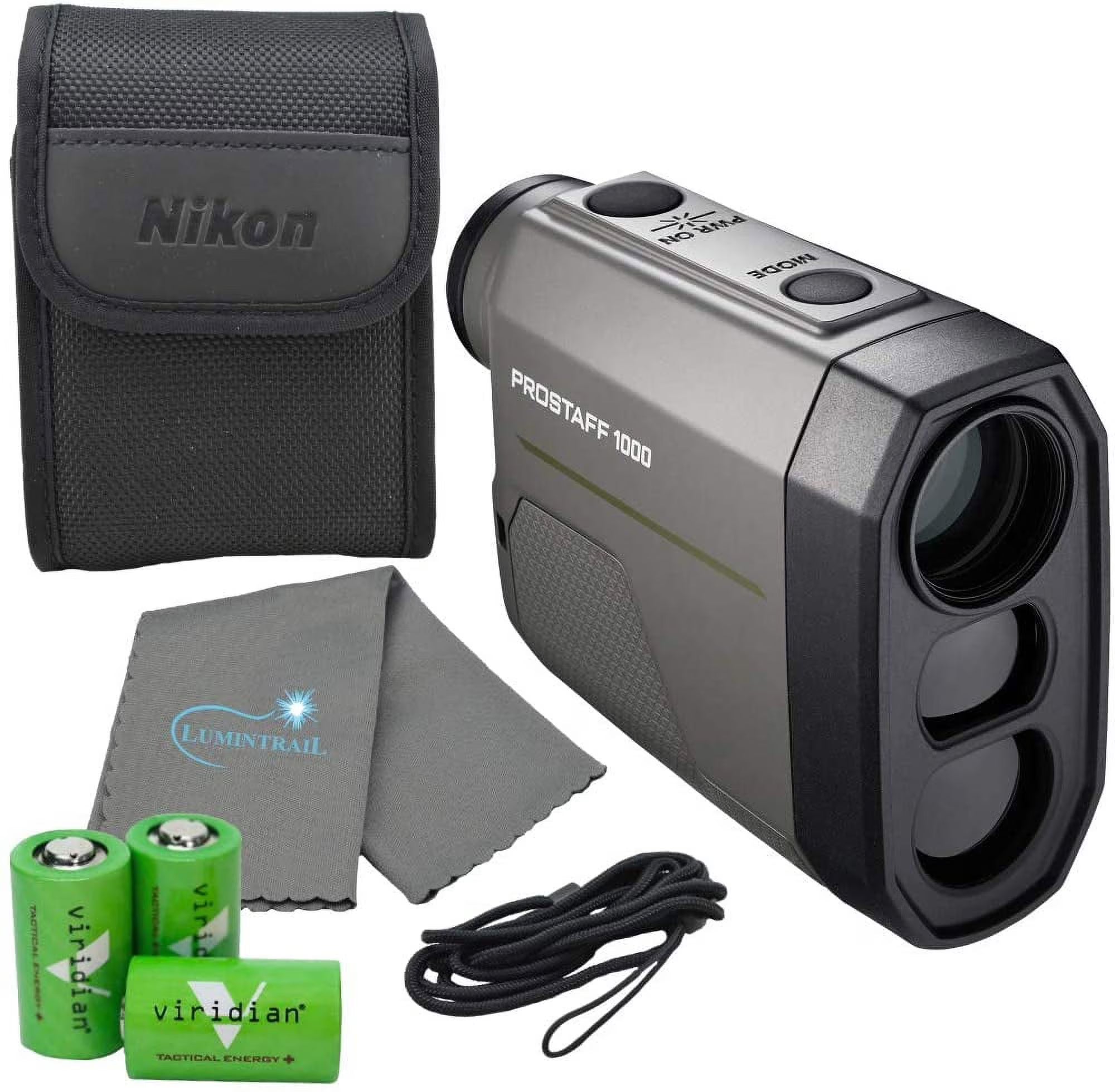 Laser Rangefinder Bundle with 3 CR2 Batteries and Cleaning Cloth N799917