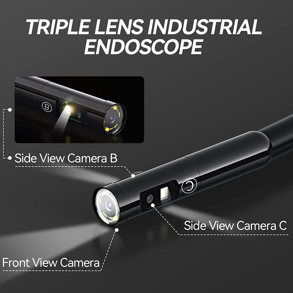 5inch IPS Screen HD Waterproof Borescope Inspection Camera (16.5ft) L8349