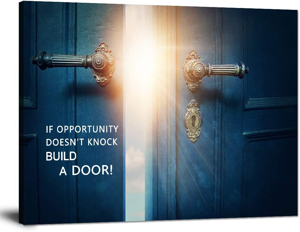 Framed Canvas Painting Motivational Quotes Artwork (30”Hx40”W) S16325
