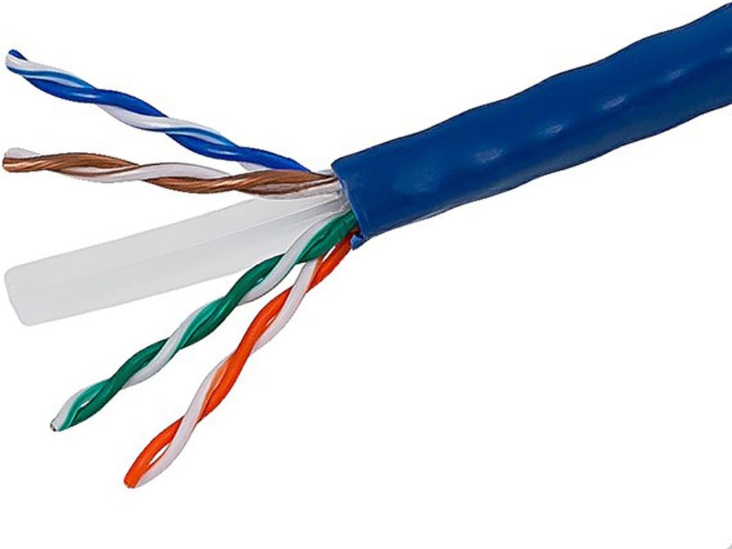 Cat6 Ethernet Bulk Cable, 1000ft, Blue H335