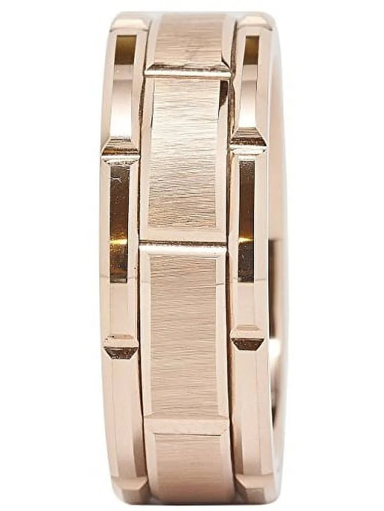 Rose Gold Tungsten Ring G9810