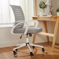 Ergonomic Mesh Mid Back Task Chair with Lumbar Support Armrests R5010