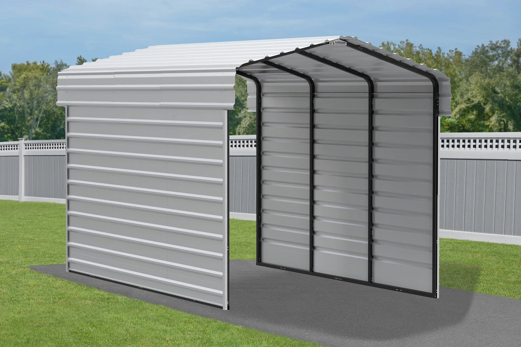 Galvanized Steel Carport Kit, 10' x 15' x 9' G297645