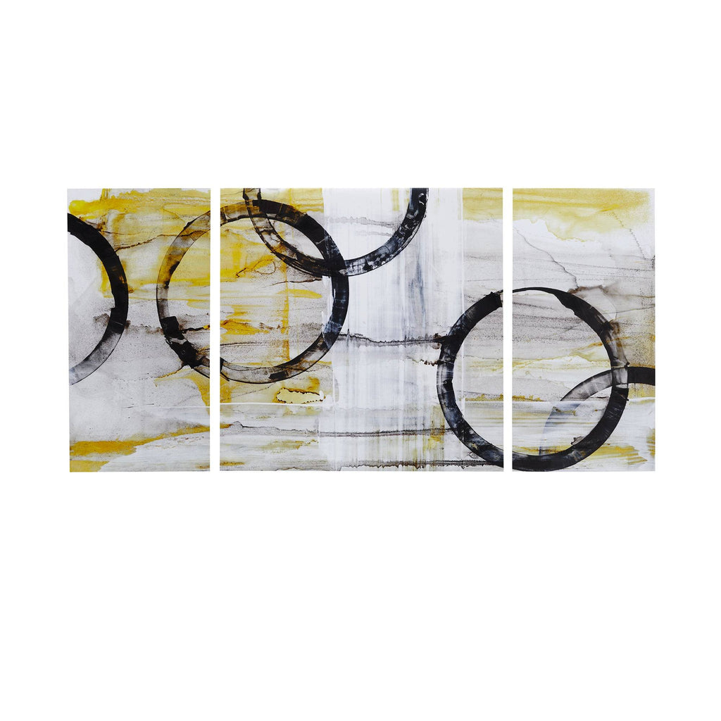 Yellow Gel Coated Canvas (Set of 3) O855438
