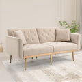 Velvet Sofa with Metal Feet C22791