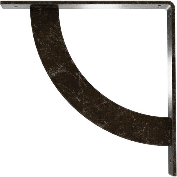 Antiqued Warm Silver Steel Bracket C73370