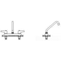 Two Handle Cast Deck-Mount Faucet D150398