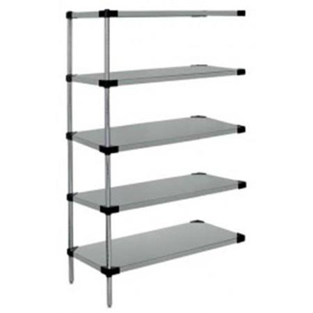 5-Shelf Galvanized Steel Solid Shelving Add-On Unit L91731