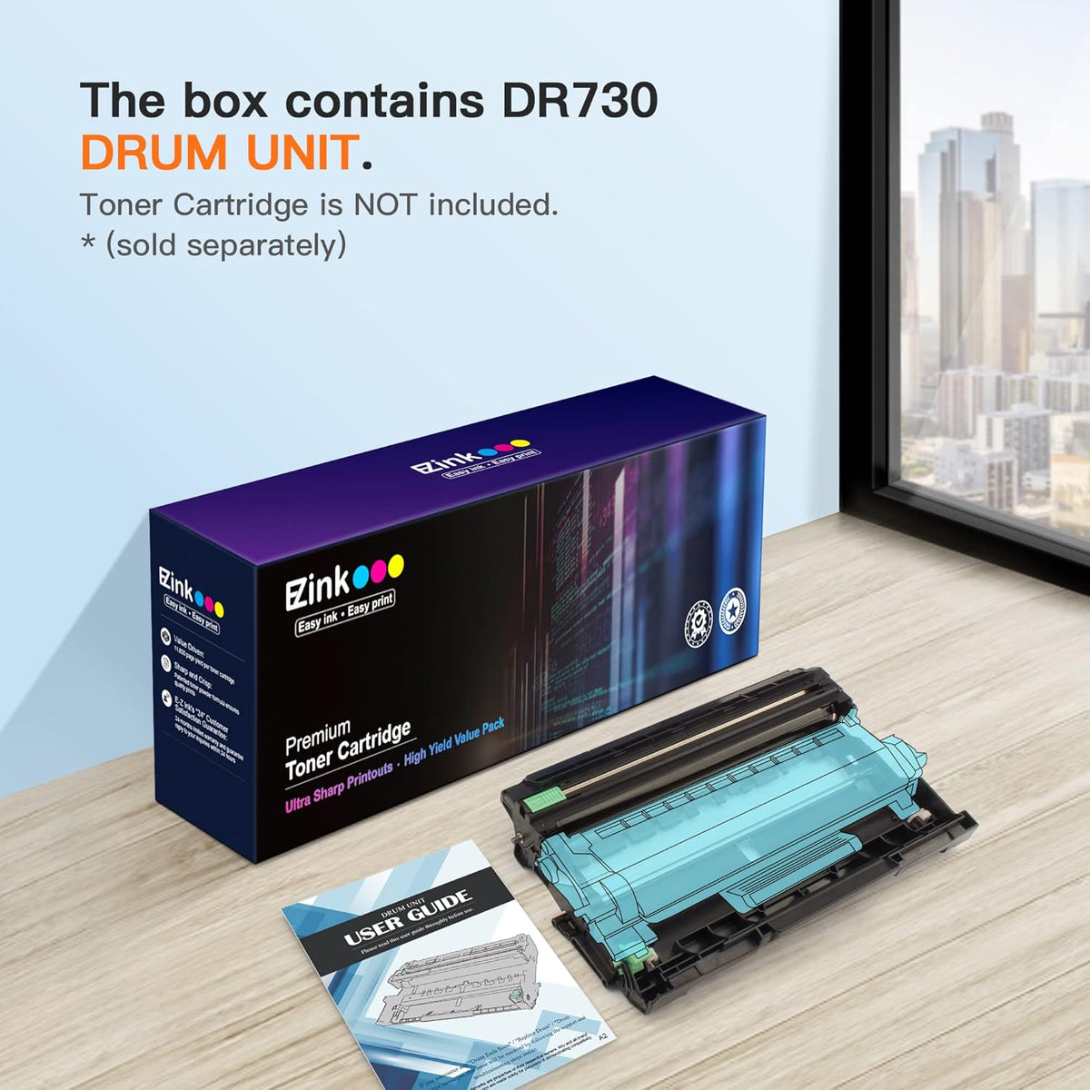 2 Drum Compatible Drum Unit for Brother Printers T163