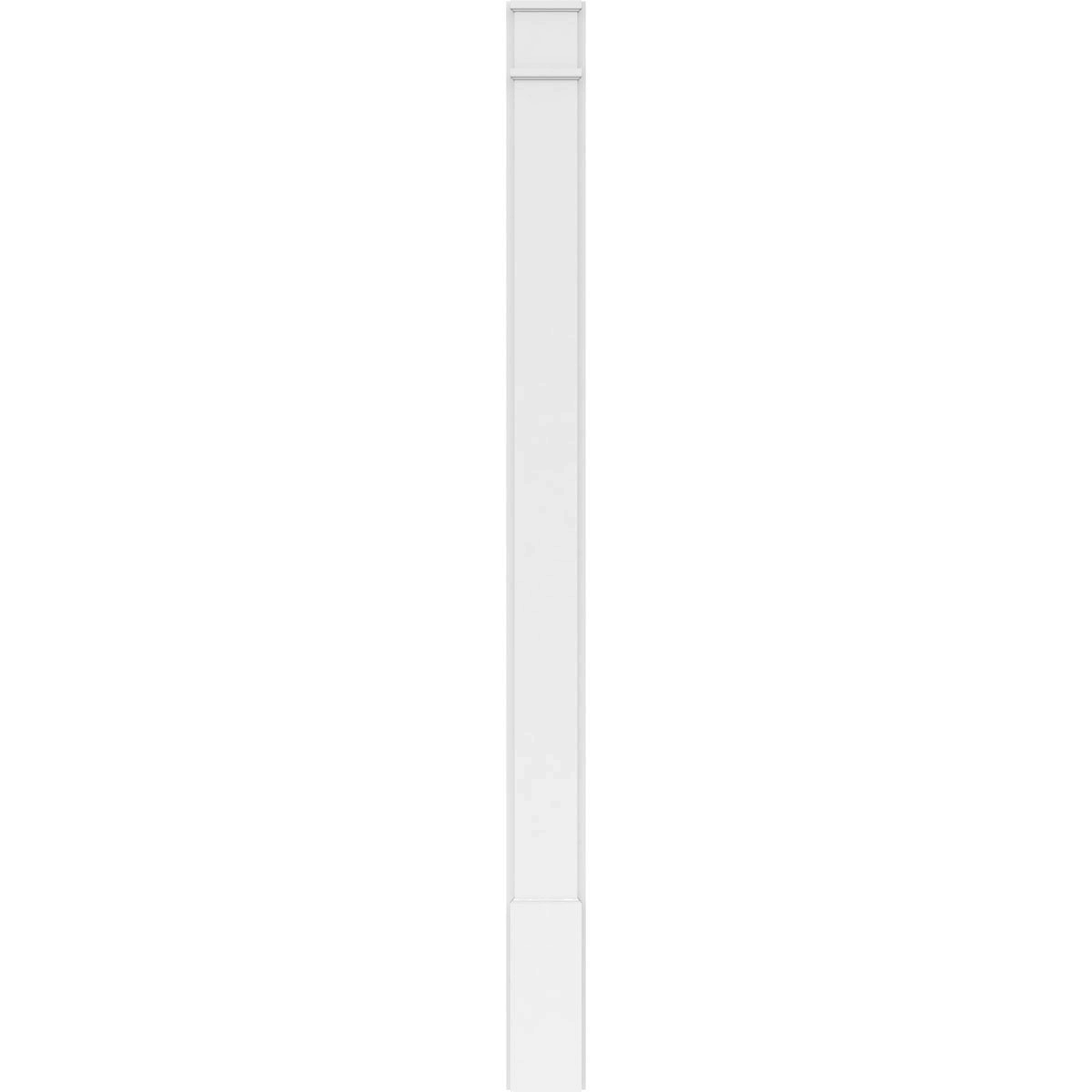 Plain PVC Pilaster with Standard Capital & Base (Pair) F20352