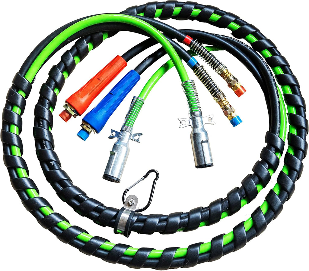 12 Ft 3-in-1 ABS Electrical and Rubber Air Line Hose Assemblies N78128