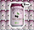 Black Cherry Sparkling Water 12 Fl Oz Can Pack of 18 Q960
