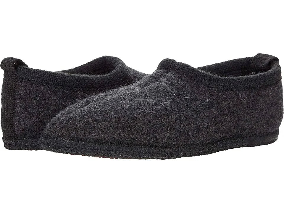 Charcoal Haflinger Slippers P940