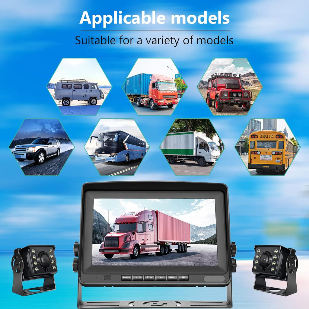 8 Inch LCD Monitor Backup Camera with Rear View System B66000