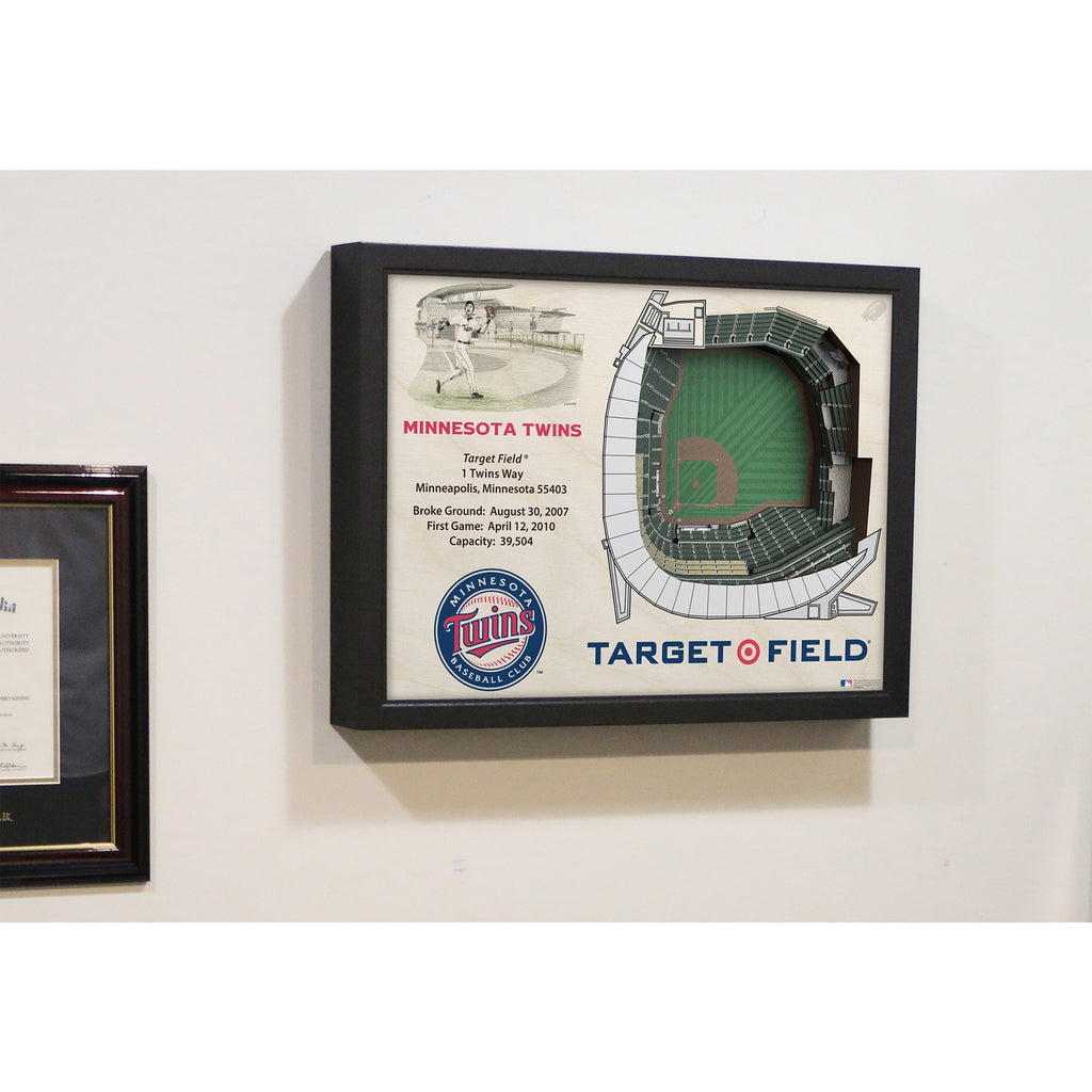 MLB Minnesota Twins 25-Layer 3D Wall Art C712434