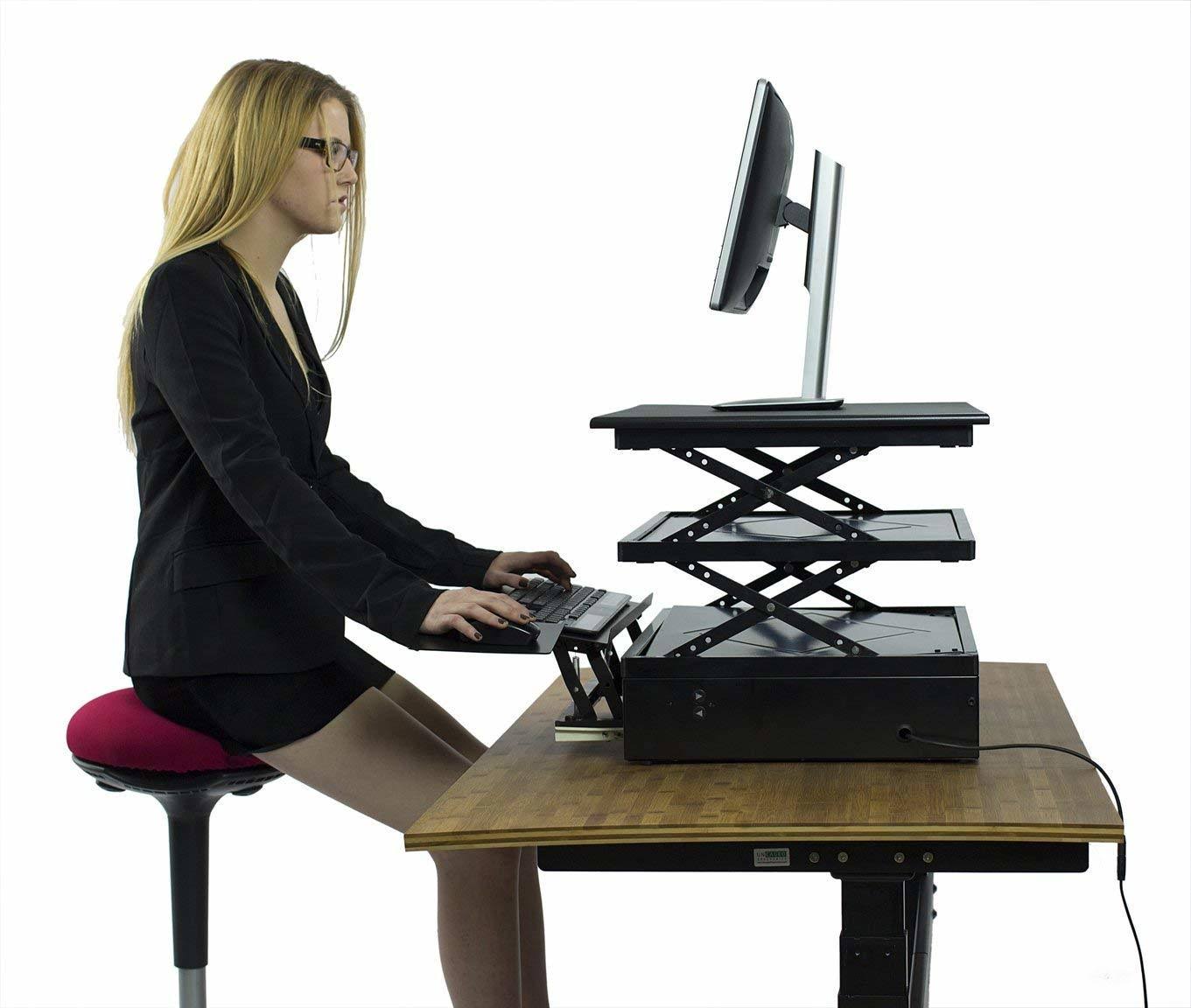 Wobble Stool 2, Tall Adjustable Height Active Sitting Office Chair Swivel Stool P11349
