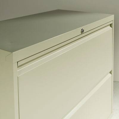 Two-Drawer Lateral File Cabinet, Black S740397