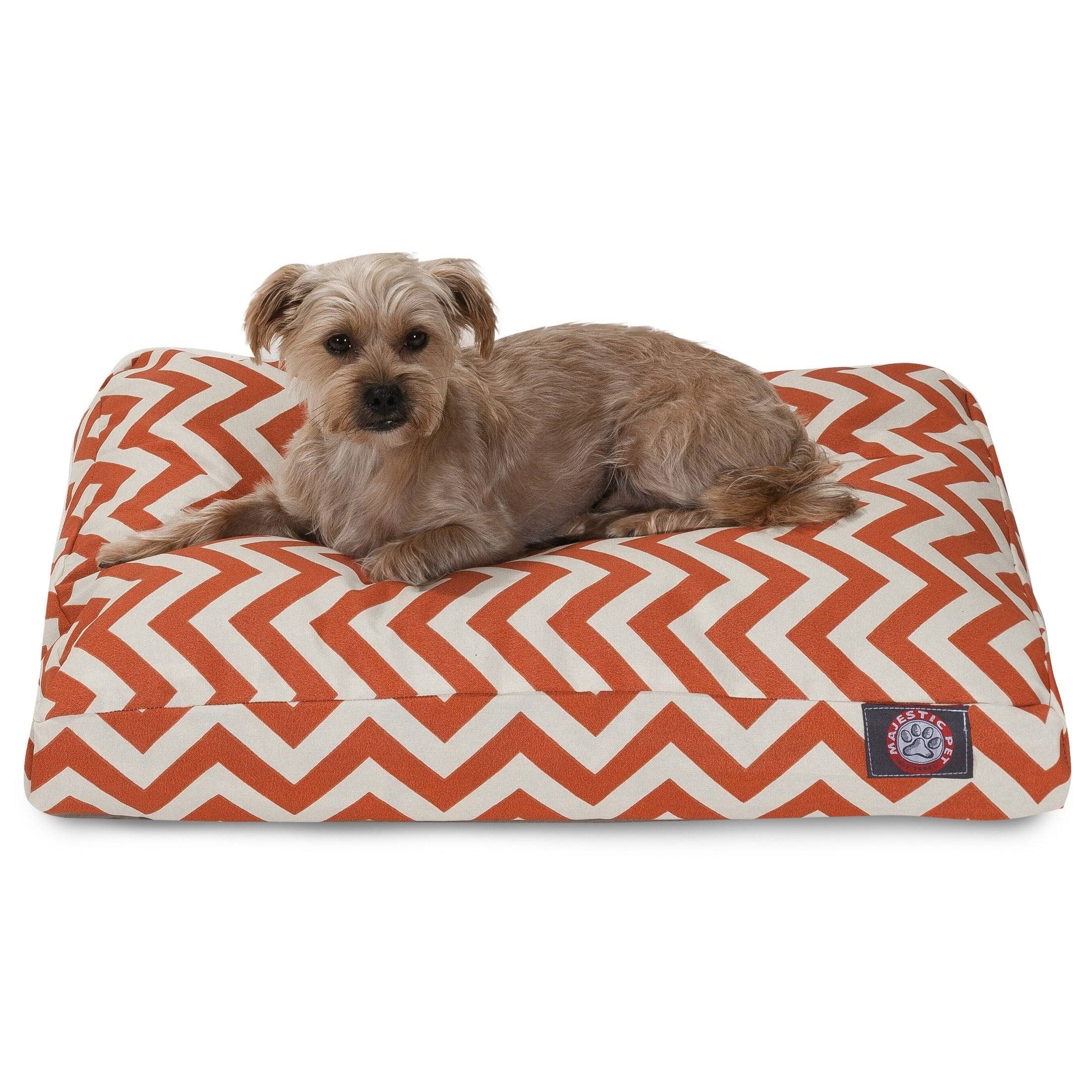 Sage Chevron Rectangle Pet Bed G9464
