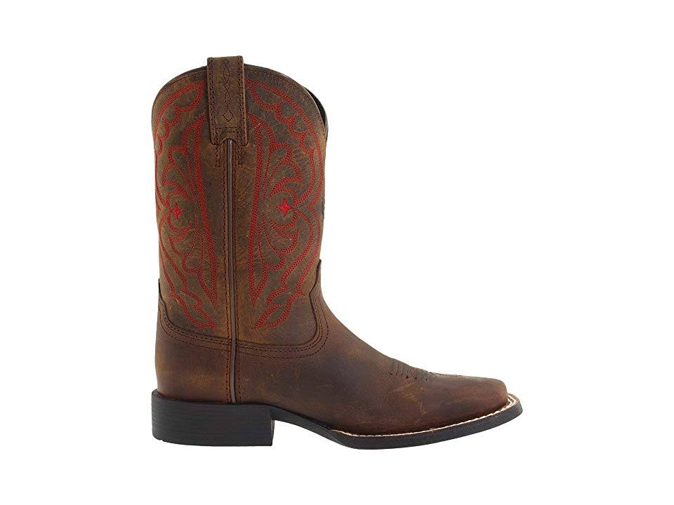Distressed Brown Kids Quickdraw Boots C19161