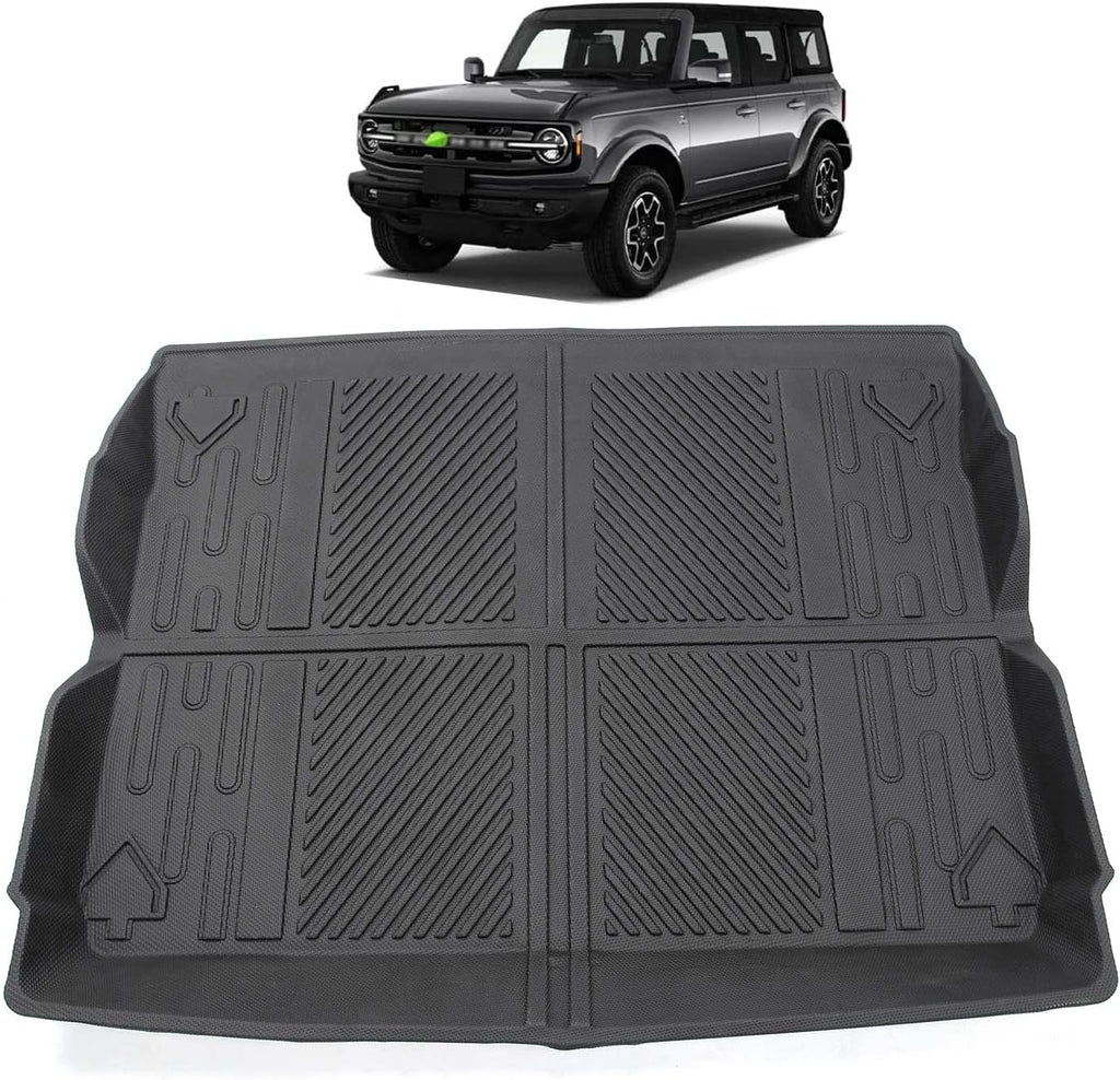 All Weather Rear Cargo Trunk Floor Mat Pack of 2 C10430