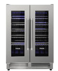 42 Bottle Dual Zone French Door Built-In Wine Cooler R342952