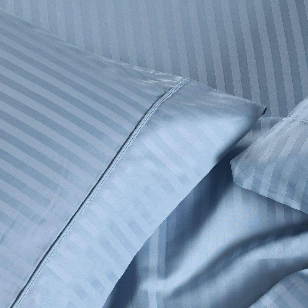 King / Ivory Striped Sheet Set K1151