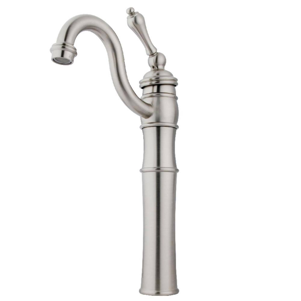 Brushed Nickel Single-Handle Bathroom Faucet V57168